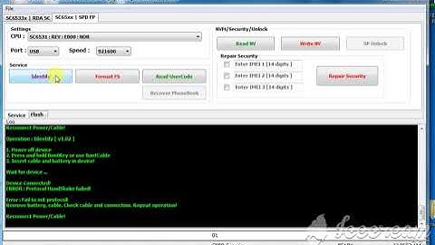 Calme mobile C885v2 security code read done with cm2 spd SCR and boot key is