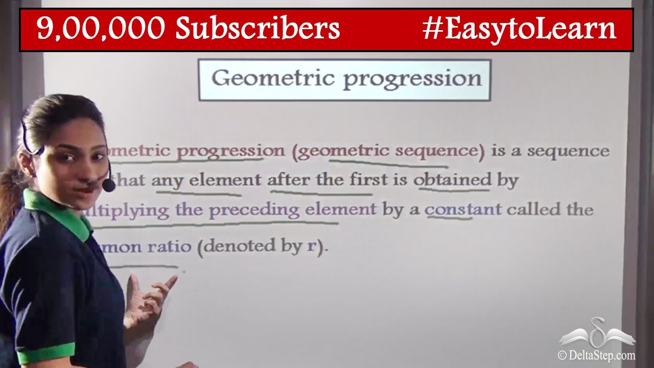 Geometric Progression Concept AP and GP Class 10 CBSE NCERT
