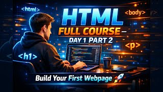 HTML Full Course for Beginners (Part 2) | Build Your First Webpage from Scratch (2025)
