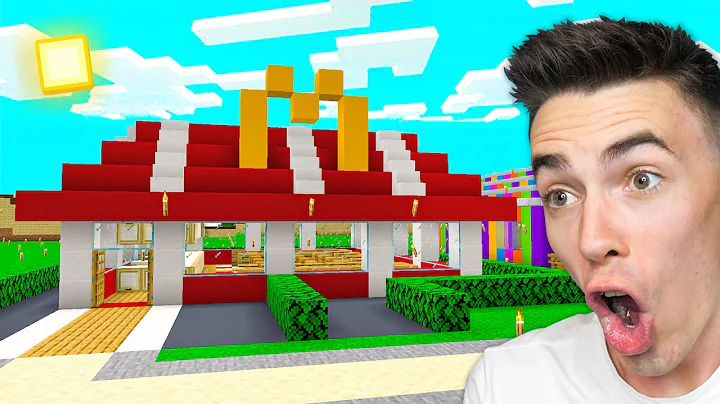 ZBUDOWALIMY McDONALDs na WOJANOWICACH w Minecraft!