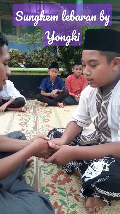 Praktik Sungkem Lebaran Bahasa Jawa || Sungkem Idul Fitri oleh Yongki. #shorts #sungkem
