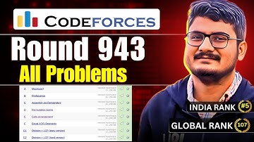 Codeforces Round 943 Solution Discussion | ABCDEFG1G2 | All Problems