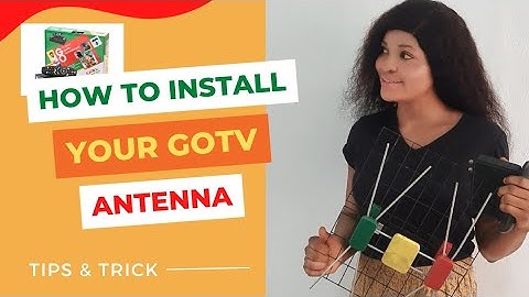 HOW TO INSTALL YOUR GOTv Antenna| nigeria Gotv users| #diy  #craft #2023 #hanny