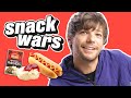 Louis Tomlinson Has A Hilarious Reaction To British &amp; American Snacks | Snack Wars | @LADbible