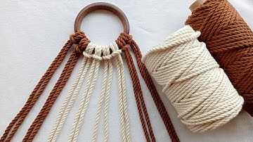 Macrame - Simple Diy Macrame Wall Hanging -Easy Macrame Plant Hanger Tutorial