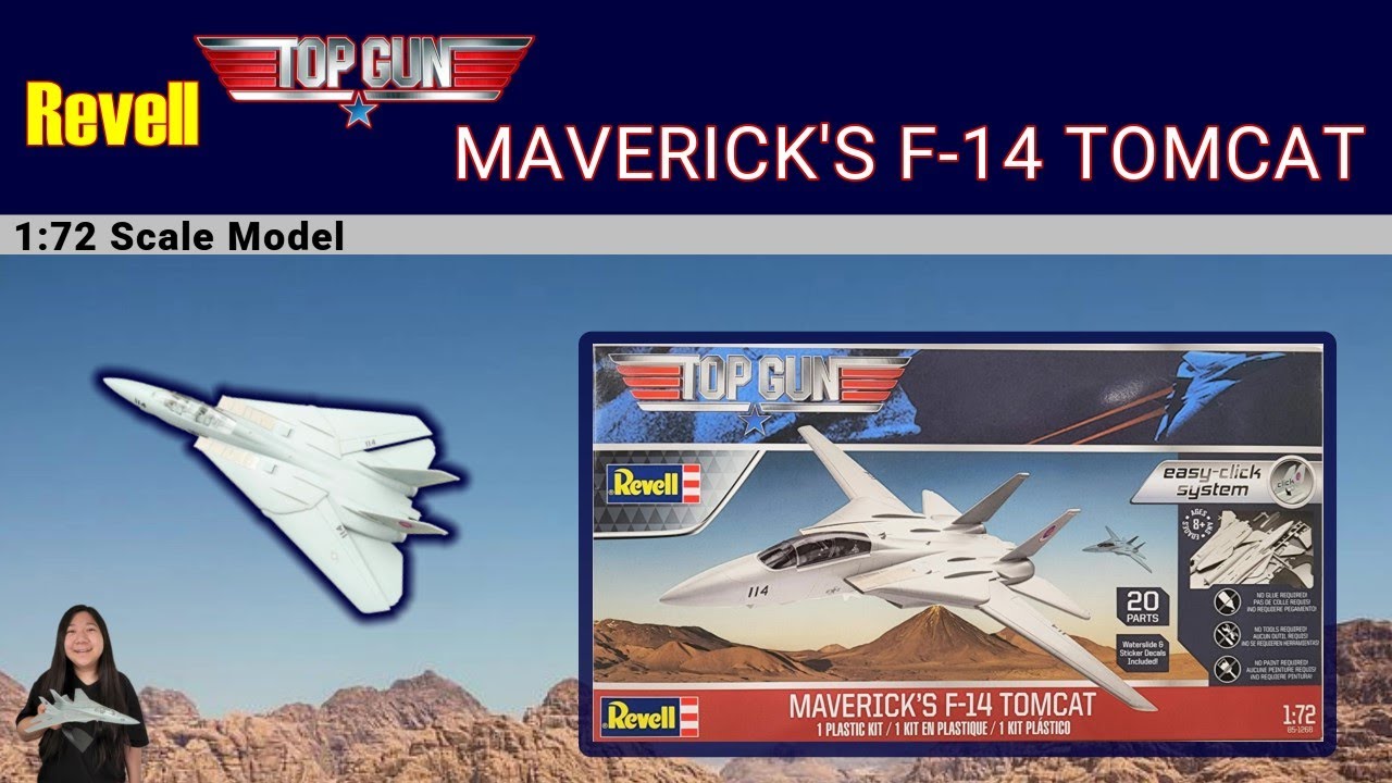 Revell 1/48 Maverick's F-14A Tomcat 'Top Gun' (03865) Color Guide