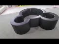 Black Soft Play Circle Set for Modern Playrooms