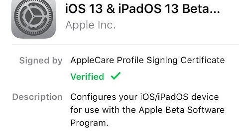 របៀបដំឡើង iOS 13 Beta