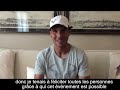 The message from Rafael Nadal for the Open Super 12 players - Open Super 12 Auray Tennis 2015