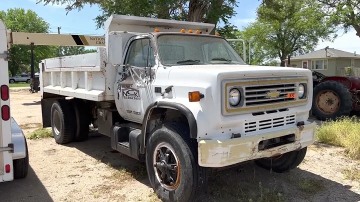 06/21/22 Auction - Lot #35 - 1988 Chevrolet C70 Dump Truck video 1/2