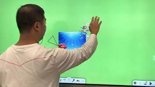 Fujitsu IWB Writing and move to aside