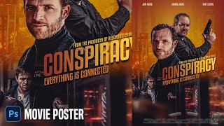 Movie Poster Design in Adobe Photoshop - Conspiracy