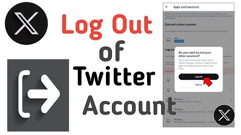 How to Log Out of Twitter Account on Computer