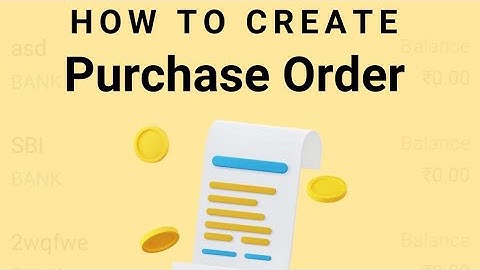 How to create Purchase Order/Bill easily in GimBooks App