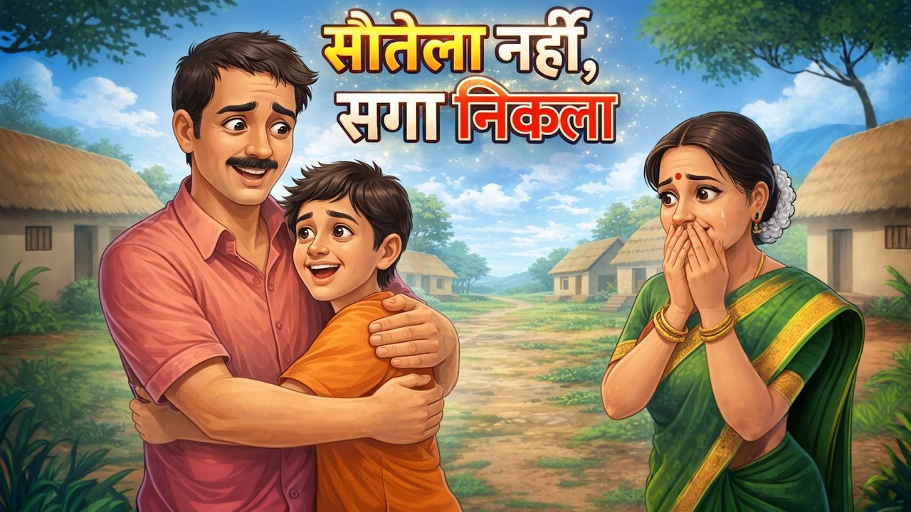 सौतेला नहीं, सगा निकला.#IndianStories #DesiStories#HindiVideo #IndianDrama #hindicartoon