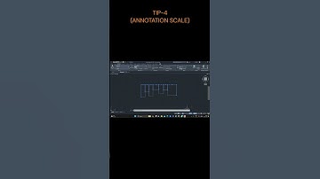 TIP-4 (ANNOTATION SCALE) #tutorial  #autocaddrawing#design #autocad