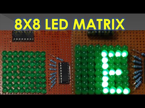 How To Make 8X8 Led Matrix