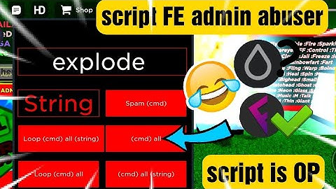 script FE admin abuser OP | go to pin comment to try the script enjoy