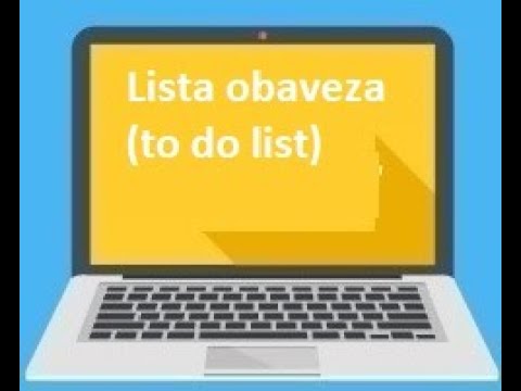 Video: Kako napraviti listu obaveza u JavaScriptu?