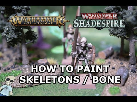 How To Paint Skeletons / Bones