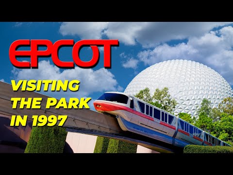 Restored Home Video: Visiting EPCOT Walt Disney World Florida in 1997 (Upscaled to HD 50FPS)