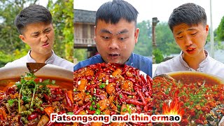 cooking | pork belly | mukbangs | food mukbang | seafood | fatsongsong and thinermao | mukbang