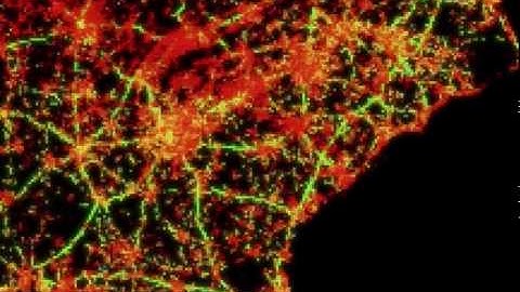 East coast traffic to view the eclipse