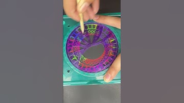 Satisfying ASMR Spirograph | Relax and Unwind with Hypnotic Patterns! #art #shorts #2024 #spirograph