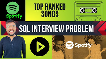 Spotify Data Analyst Interview Question | Advanced SQL Questions | Cracking Data Engineer Interview