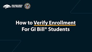 Celebrity How to Verify Enrollment for GI Bill® Students Wealth