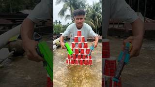 My Ben 10 gun🔫 and 1 pistol toy testing #short #shortsfeed #video #viral #toys #testing