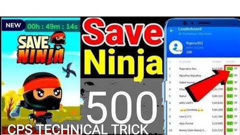 Mx player new game hack trick# save ninja 2022