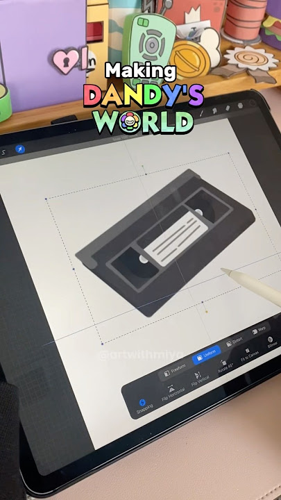 Making Dandy’s World Tapes! 📼✨ #papercraft #dandysworld #cardboardcraft #diy #diyideas