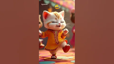 Cute Dancing Cat 🐾#cat #catdance #dancingcat #catvideos #funnycats #trending #shorts #viral #cartoon