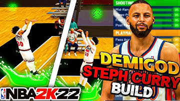 Steph Curry Build in NBA 2K22 Next Gen Scored 65 Points in the Rec!