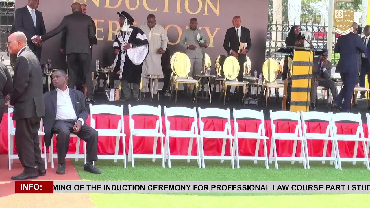 INDUCTION CEREMONY FOR PROFESSIONAL LAW COURSE PART I STUDENTS