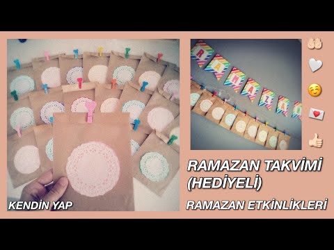 Cocuklar icin ramazan takvimi