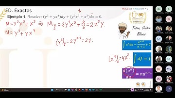 4- Web Conferencia: Unidad 1 - Tarea 1 - Ejercicio 3 - ED Exactas y el Factor integrante