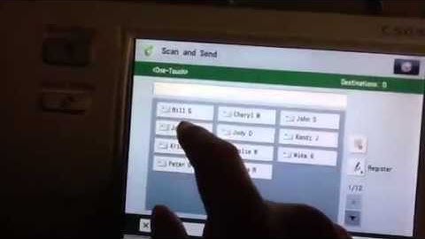 One touch scan with Canon 5030 5035