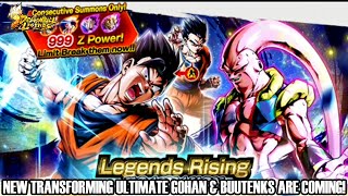 NEW TRANSFORMING ULTIMATE GOHAN & BUUTENKS ARE COMING!!! Dragon Ball Legends Info!