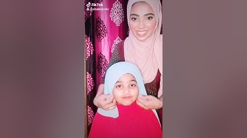 Occasional  criss cross  hijab style 2021 /    muslim Girl ;)
