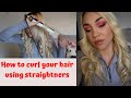 HOW TO CURL YOUR HAIR WITH A STRAIGHTENER | GET SALON CURLS AT HOME