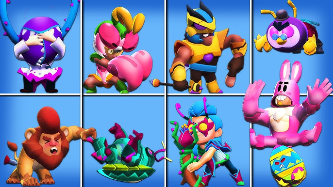 CLB Português on X: Todas as NOVAS skins nesta atualização! 🔥 Qual é a  sua skin favorita? 👇 #BrawlStars #EnchantedWoods   / X