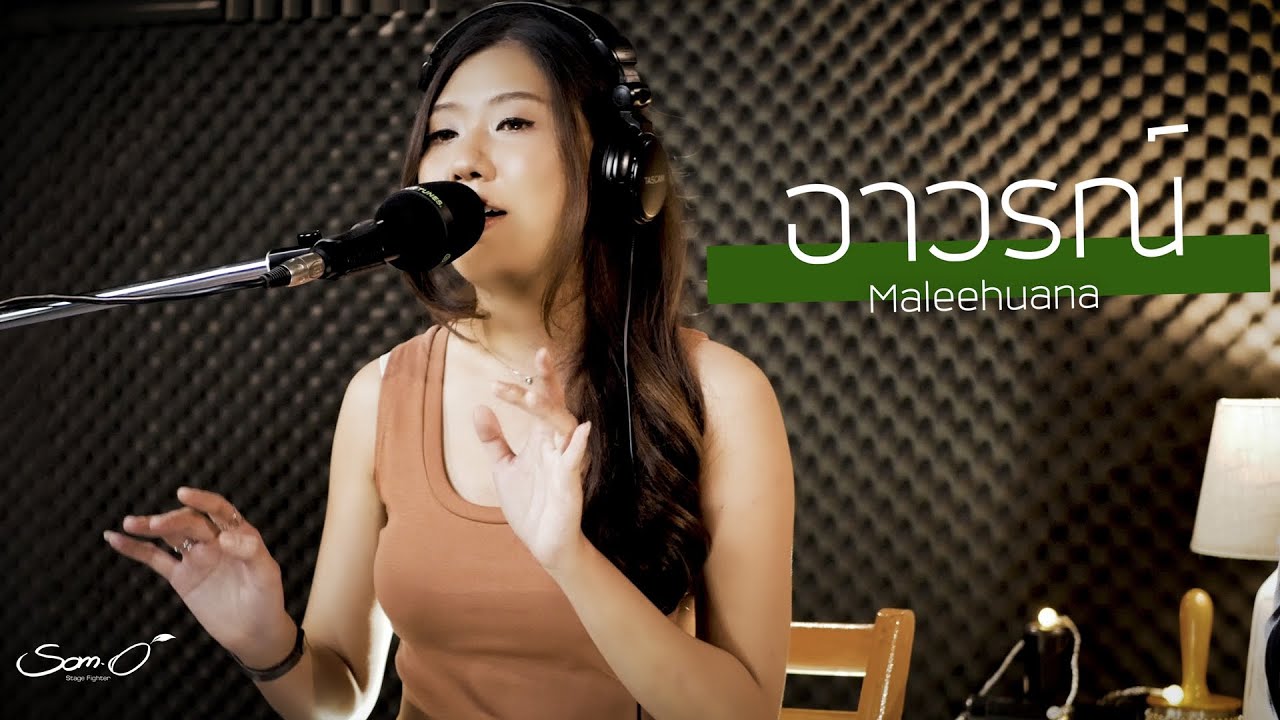 อาวรณ์ ☮ มาลีฮวนน่า  - Live Acoustic : Cover 「 ส้มโอ Stage Fighter 」