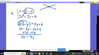 Algebra 2  Chapter 8 Practice Test #4