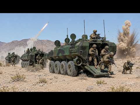Massive Firepower! U.S. Marines Amphibious Combat Vehicles Live-Fire in Action