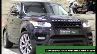 Should you buy a 4.4 SDV8 Range Rover Sport L494? (2014 Autobiography Model, Test Drive & Review)