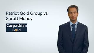 Patriot Gold Group vs Sprott Money