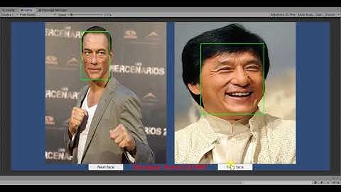 Unity Face Recognition Plugin. Demo