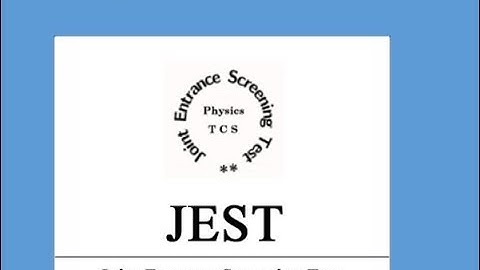 Important dates for JEST 2018